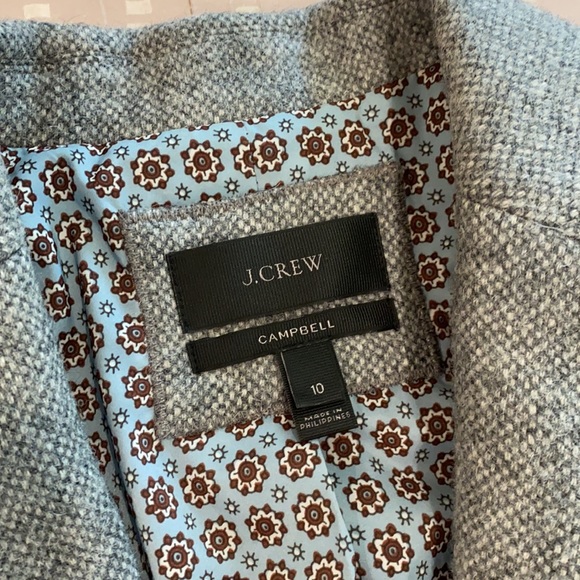 J.Crew sz 10 Wool Campbell blazer VGUC - Picture 2 of 12